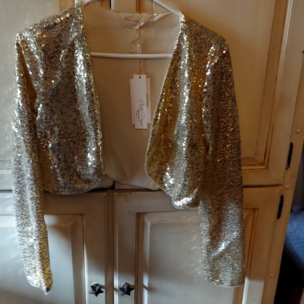 Gold sequence jacket